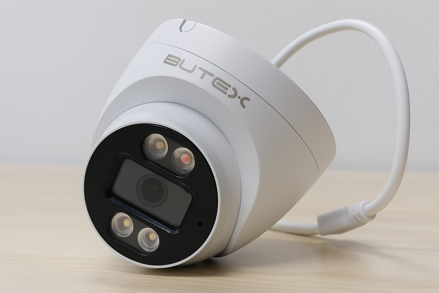 BUTEX Smart Security Camera Wi-FI 3mp CCTV Dome Camera for Home | Shop | Office | Farm | Construction Site | Sim Based Camera (Wi-FI Based 3MP 1296p HD with 4 IR LED) (Copy)