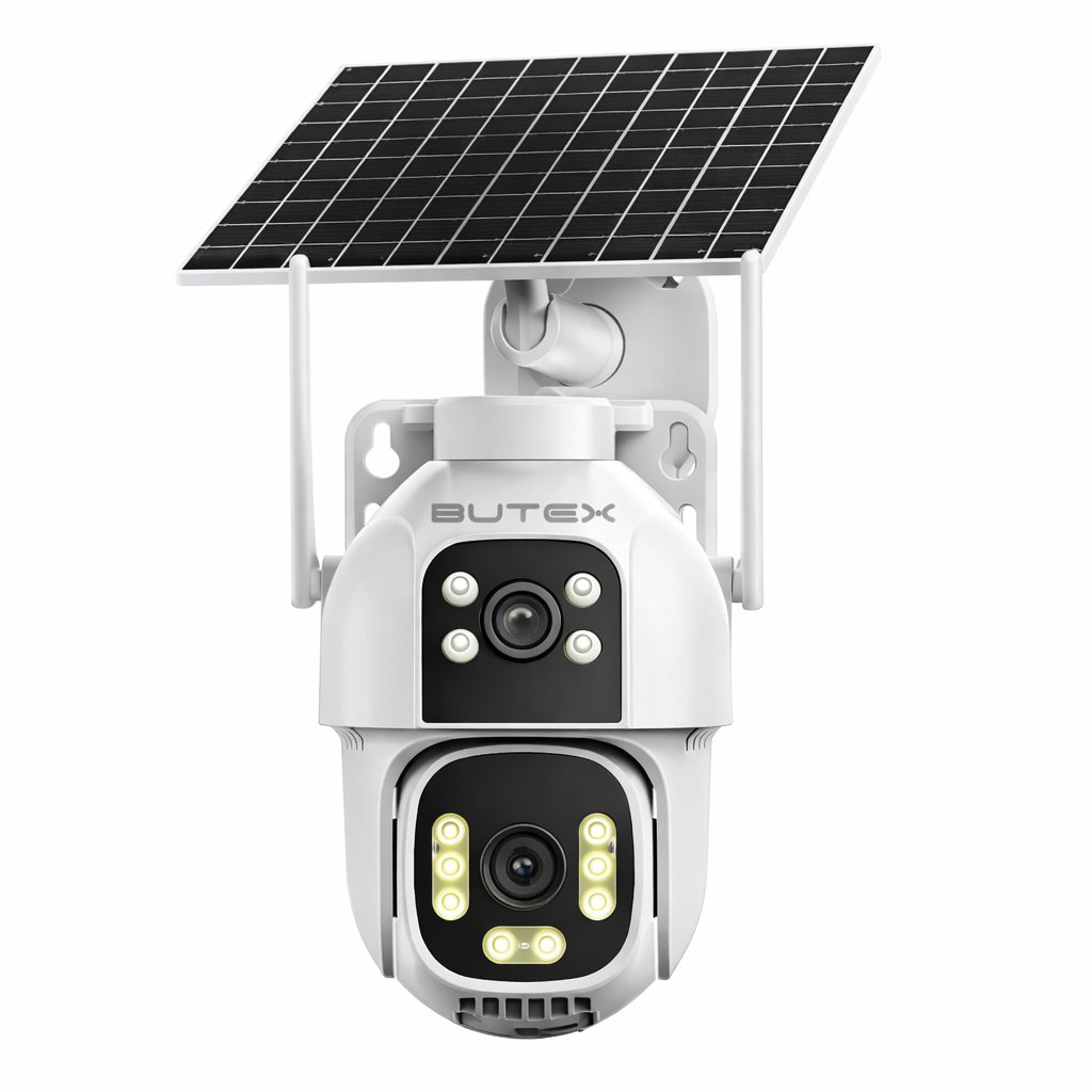 BUTEX 4G LINKAGE Pan tilt Solar Camera | 3MP+3MP Dual lens | Two Way Communication Camera - Image 2